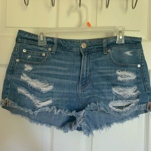 Denim shorts